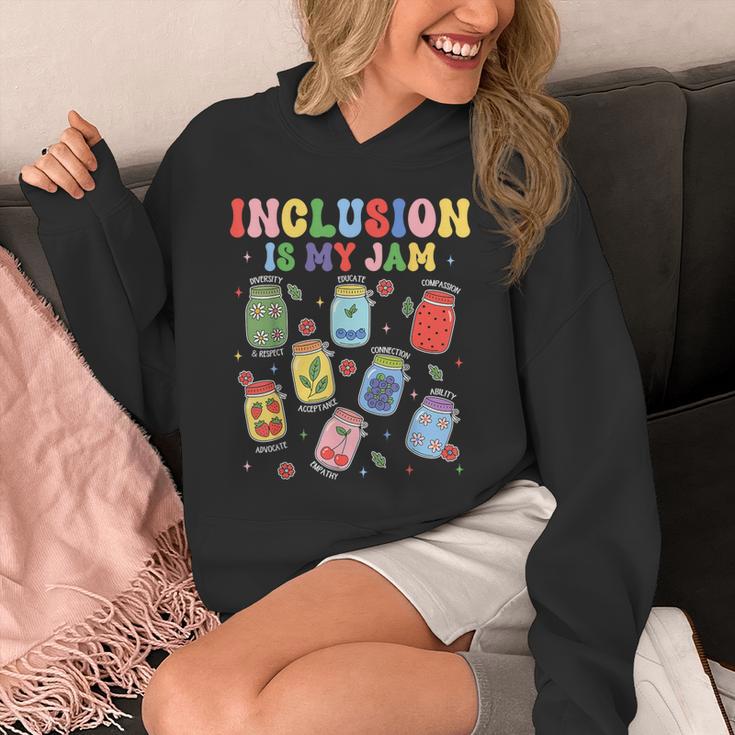 Inclusion Is My Jam SPED Teacher Special Education Life Unisex Hoodie, funny design Inclusion Is My Jam SPED Teacher Special Education Life Unisex Hoodie, funny design