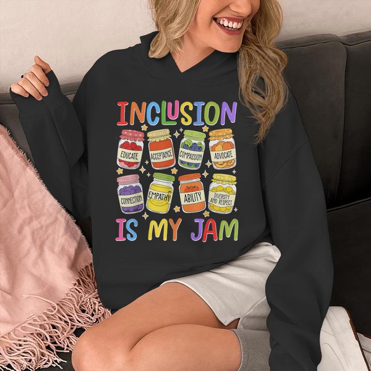 Inclusion Is My Jam SPED Teacher Special Education Teacher Unisex Hoodie, funny design