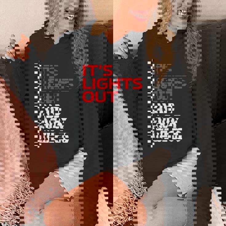 It's Lights Out And Away We Go Race Weekモータースポーツレーシング パーカー