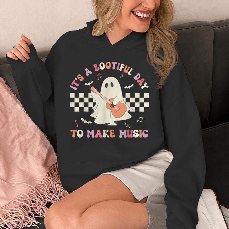 It's A Bootiful Day To Make Music Teacher Musician Halloween For Men Women Kids Unisex Hoodie, funny design