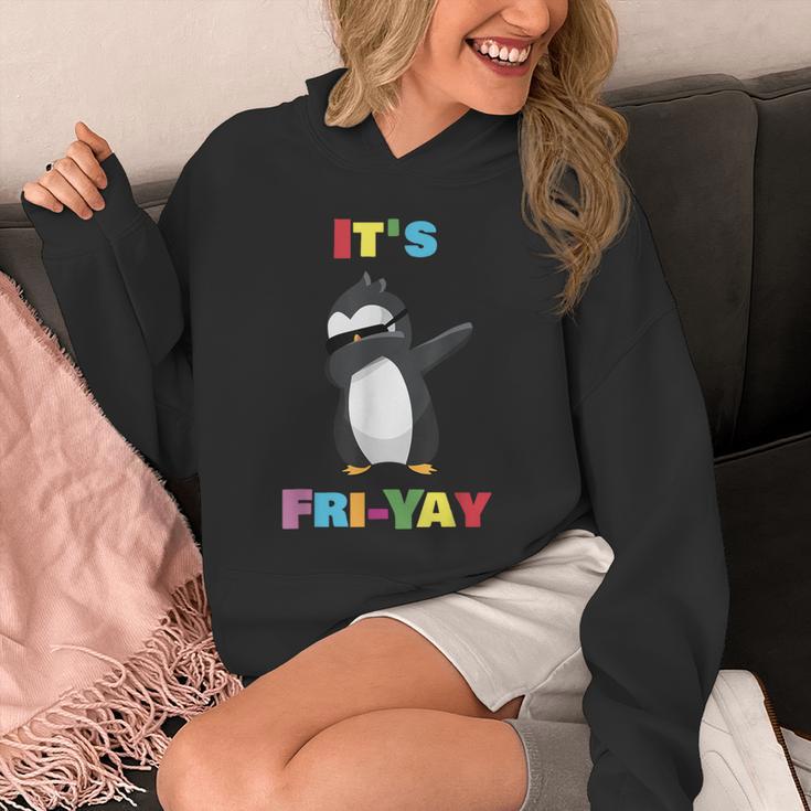 It's Fri-Yay Dabbing Penguin Friday Weekend Teacher Student Unisex Hoodie, funny design It's Fri-Yay Dabbing Penguin Friday Weekend Teacher Student Unisex Hoodie, funny design