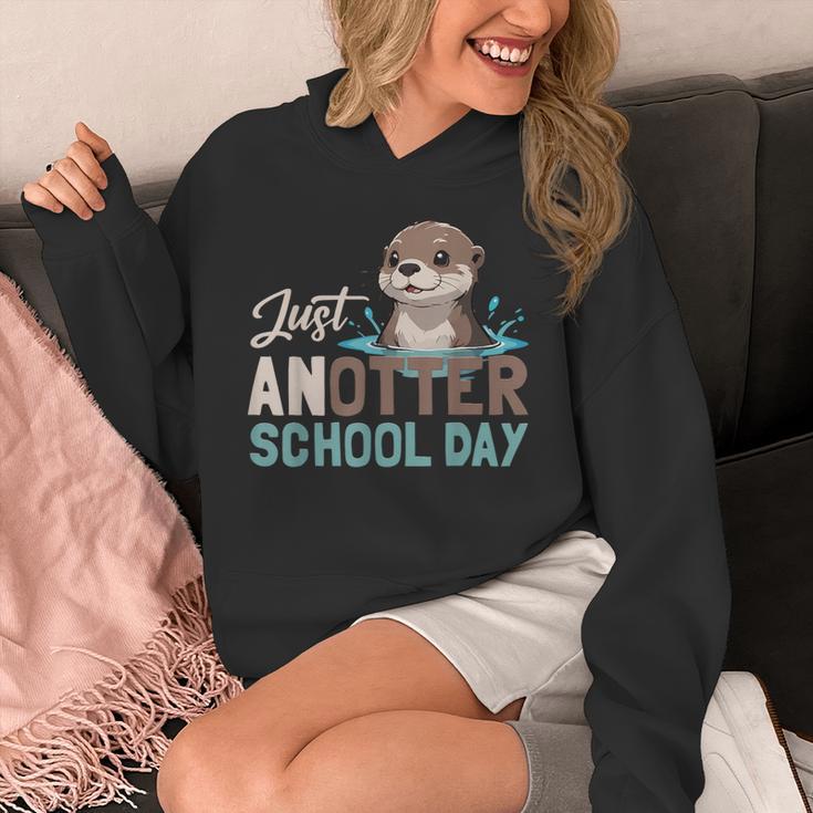Just Anotter School Day Cute Otter Lover Teacher Student Unisex Hoodie, funny design