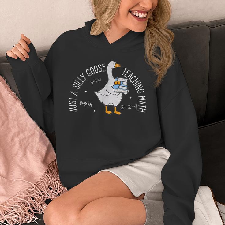 Just A Silly Goose Teaching Math Teacher Back To School Unisex Hoodie, funny design Just A Silly Goose Teaching Math Teacher Back To School Unisex Hoodie, funny design