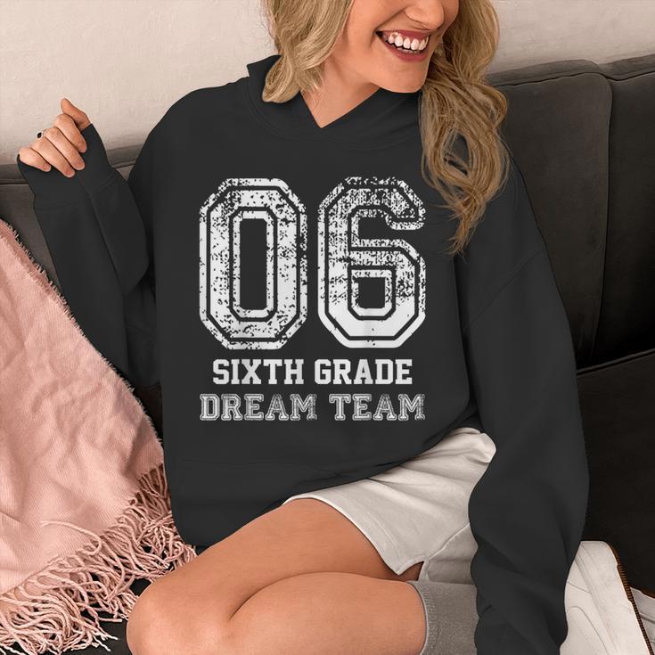 Kids Hello Sixth Back To School 6th Grade Dream Team Teacher Unisex Hoodie, funny design Kids Hello Sixth Back To School 6th Grade Dream Team Teacher Unisex Hoodie, funny design