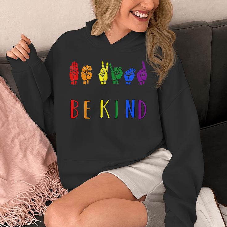 Be Kind Pride Sign Language Rainbow Teachers Interpreter ASL Unisex Hoodie, funny design Be Kind Pride Sign Language Rainbow Teachers Interpreter ASL Unisex Hoodie, funny design