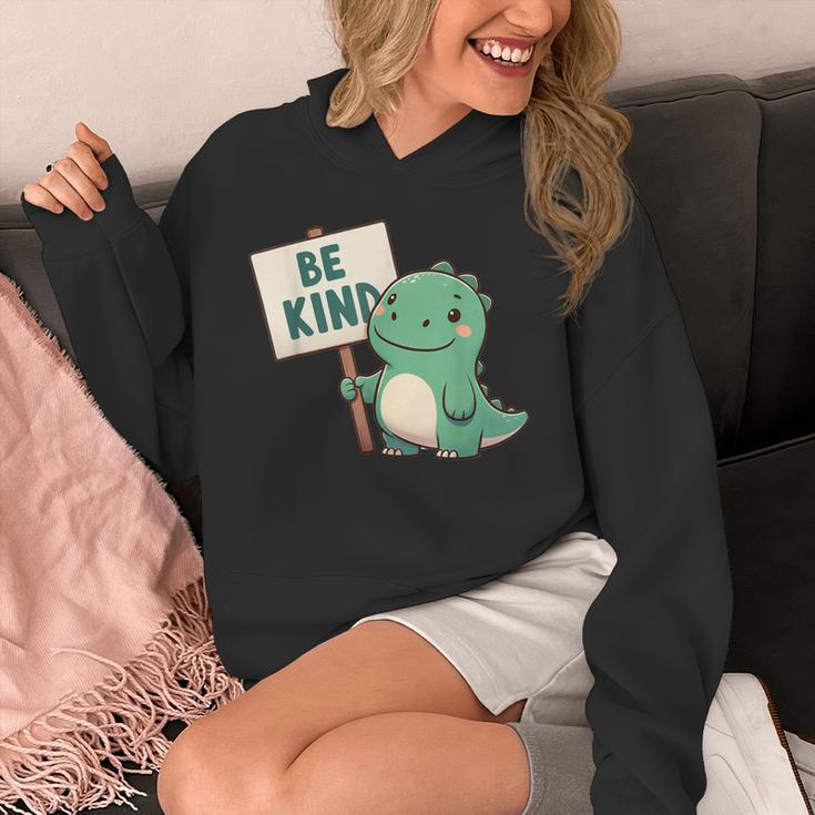Be Kind Teacher Anti-Bullying Dino Kindness Women Men Boys Unisex Hoodie, funny design