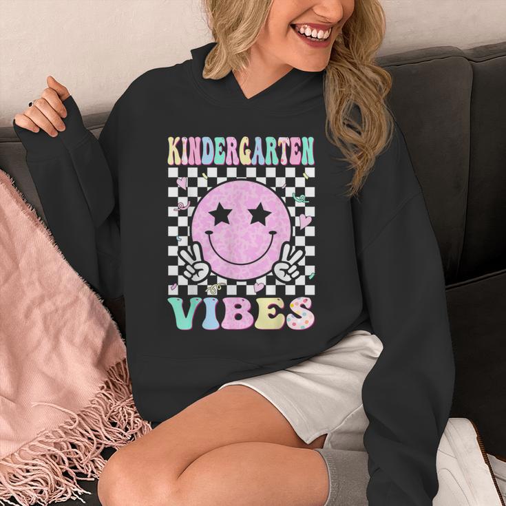 Kindergarten Vibes First Day Of School Kindergarten Teacher Unisex Hoodie, funny design Kindergarten Vibes First Day Of School Kindergarten Teacher Unisex Hoodie, funny design