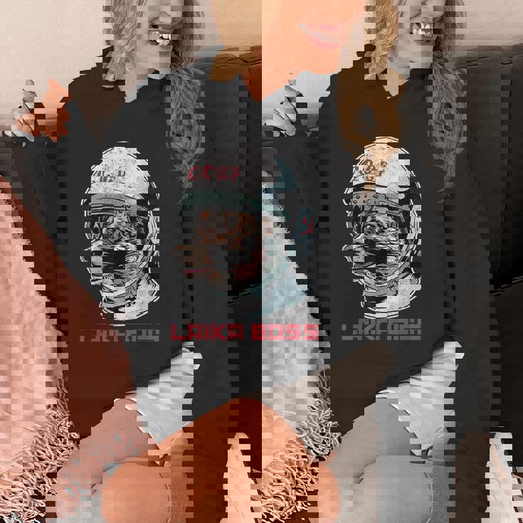 Laika Boss ヴィンテージ Cccp ソビエトロシアソ連宇宙犬 パーカー