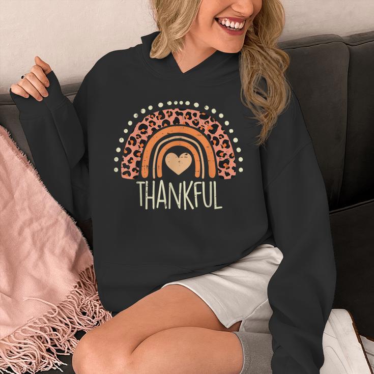 Leopard Rainbow Thankful Thanksgiving Teacher Women Kids Unisex Hoodie, funny design Leopard Rainbow Thankful Thanksgiving Teacher Women Kids Unisex Hoodie, funny design