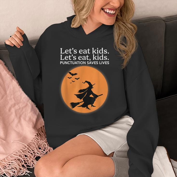 Let's Eat Kids Punctuation Saves Live Witch Grammar Teacher Unisex Hoodie, funny design Let's Eat Kids Punctuation Saves Live Witch Grammar Teacher Unisex Hoodie, funny design