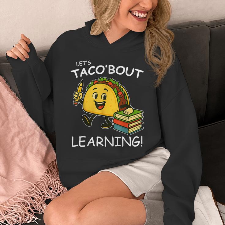 Let's Taco Bout Learning Back To School Teacher Kids Unisex Hoodie, funny design Let's Taco Bout Learning Back To School Teacher Kids Unisex Hoodie, funny design