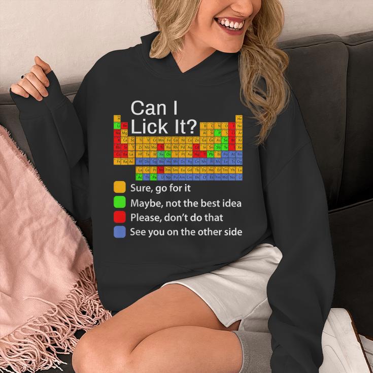 Can I Lick It Periodic Table Chemistry Teachers Unisex Hoodie, funny design