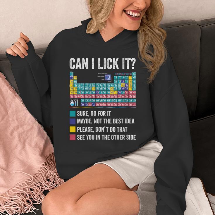 Can I Lick It Periodic Table Of Elements Science Teacher Unisex Hoodie, Science Teacher Gifts, funny design