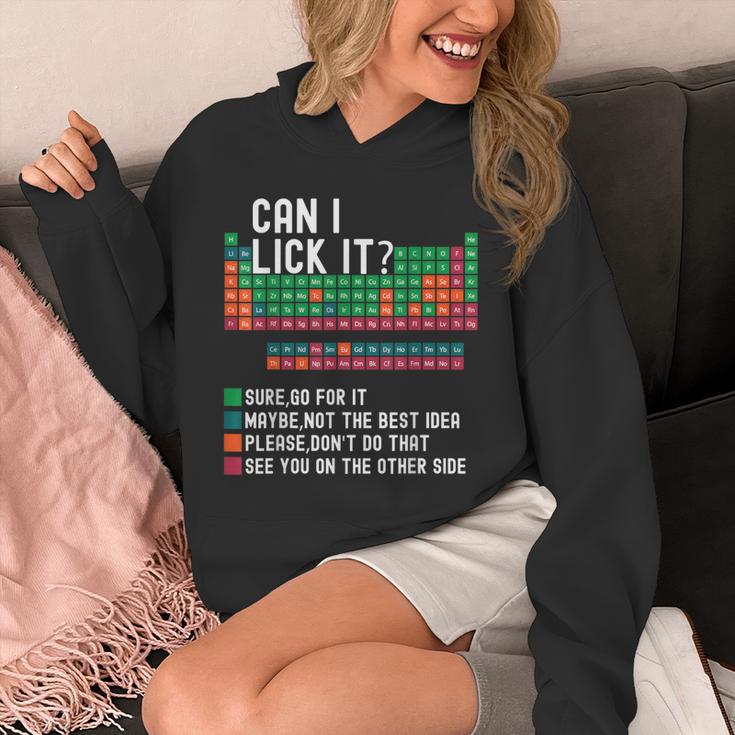 Can I Lick It Periodic Table Science Teacher Chemistry Unisex Hoodie, Science Teacher Gifts, funny design