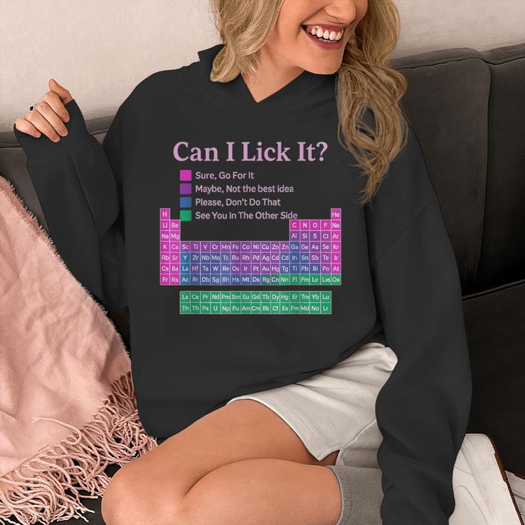 Can I Lick It Periodic Table Teacher Student Kids Unisex Hoodie, funny design Can I Lick It Periodic Table Teacher Student Kids Unisex Hoodie, funny design