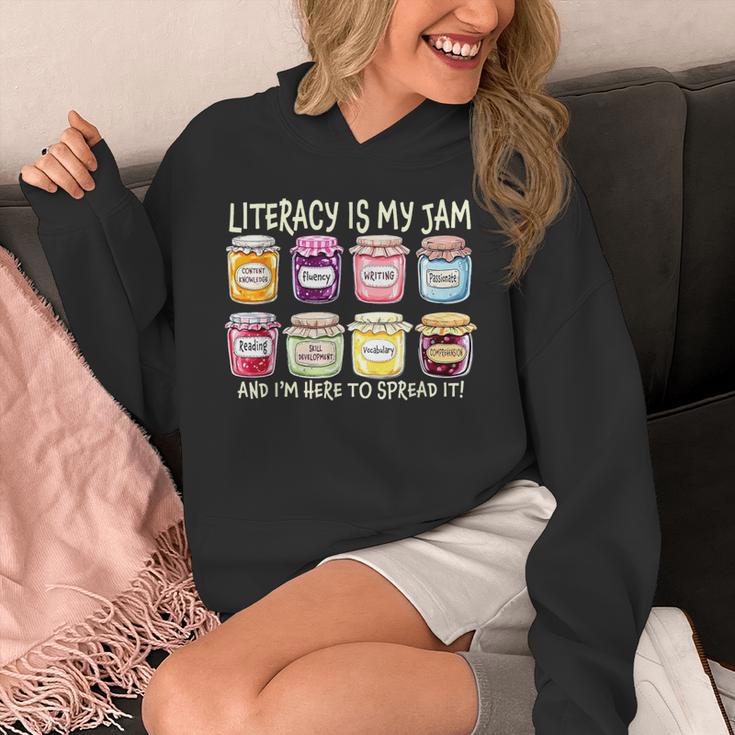 Literacy Is My Jam And I'm Here To Spread Literacy Teacher Unisex Hoodie, funny design Literacy Is My Jam And I'm Here To Spread Literacy Teacher Unisex Hoodie, funny design