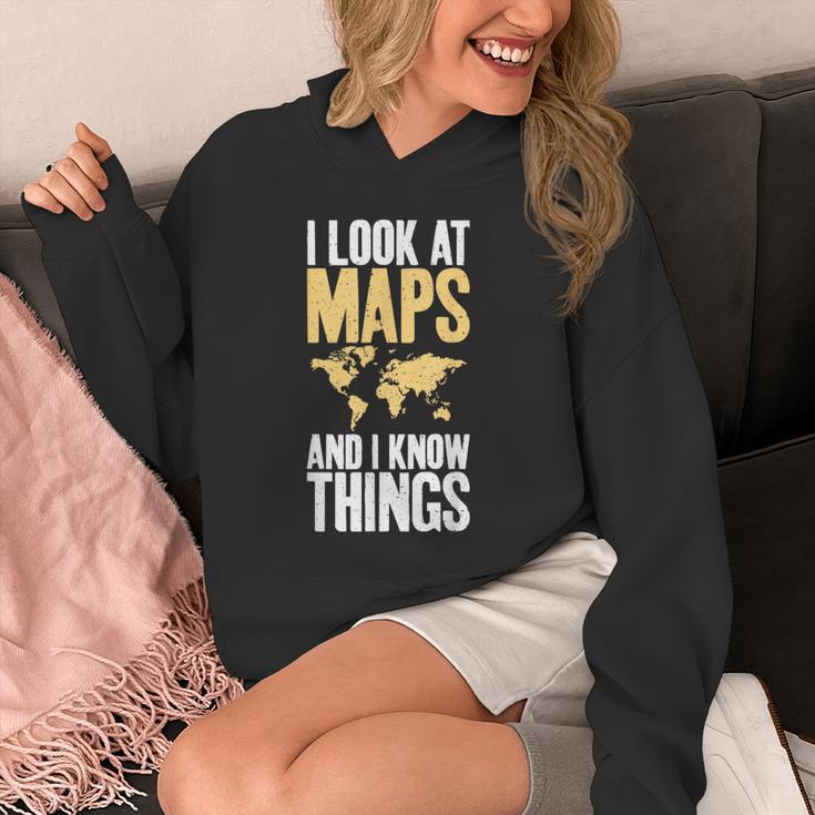 I Look At Maps And i Know Things Teacher Geographer Unisex Hoodie, funny design I Look At Maps And i Know Things Teacher Geographer Unisex Hoodie, funny design