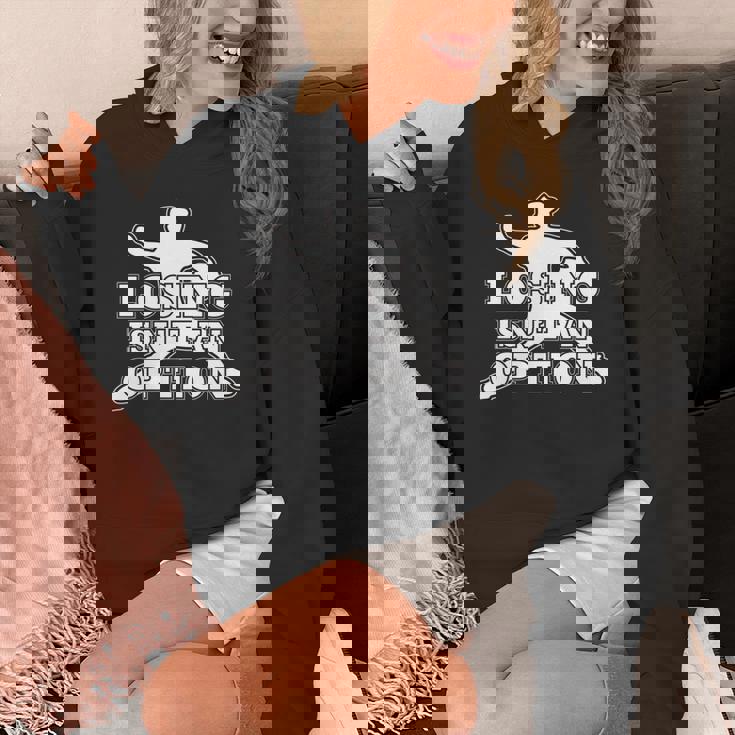 Losing Isn't An Option 長袖tシャツ パーカー