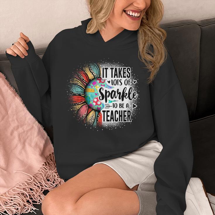 It Take Lots Of Sparkle To Be A Teacher With Sunflower Unisex Hoodie, funny design It Take Lots Of Sparkle To Be A Teacher With Sunflower Unisex Hoodie, funny design