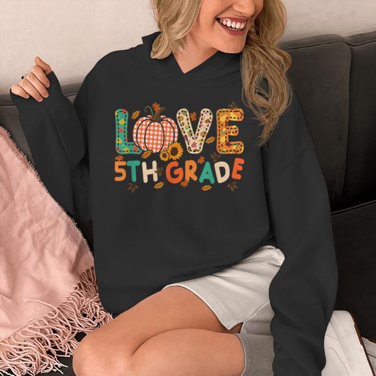 Love 5th Grade Thanksgiving Colorful Fall Leaves Teacher Unisex Hoodie, funny design Love 5th Grade Thanksgiving Colorful Fall Leaves Teacher Unisex Hoodie, funny design