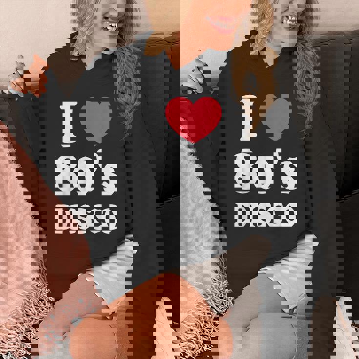 I Love 80S ディスコミュージック レトロディスコ パーカー