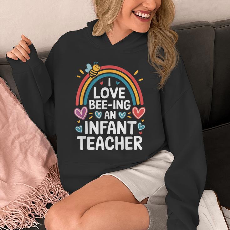 I Love Bee-Ing An Infant Teacher Toddler Teaching Unisex Hoodie, funny design I Love Bee-Ing An Infant Teacher Toddler Teaching Unisex Hoodie, funny design