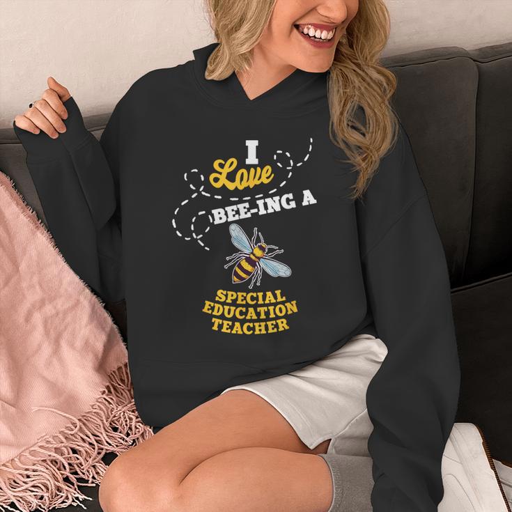 I Love Bee-Ing A Special Education Teacher Honey Bee Job For Men Women Unisex Hoodie, funny design