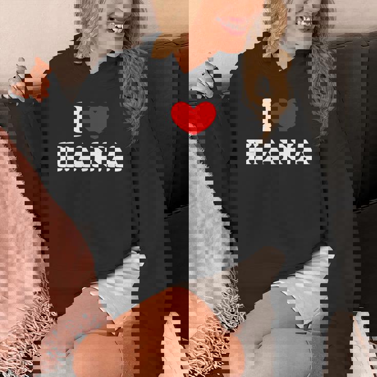 I Love Hana 私は愛する Hana パーカー