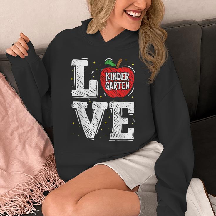 LOVE Kindergarten Teacher Student School Apple Unisex Hoodie, funny design LOVE Kindergarten Teacher Student School Apple Unisex Hoodie, funny design