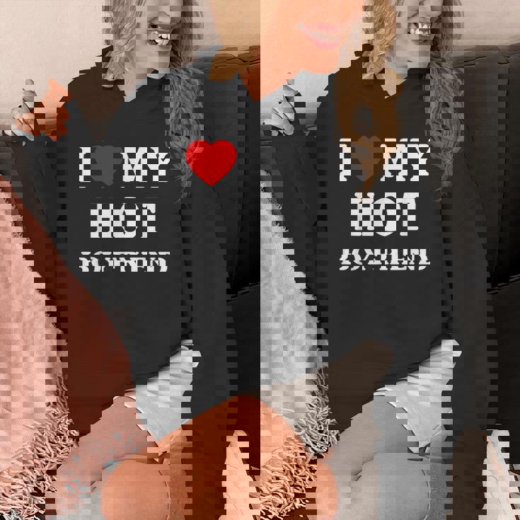 I Love My Hot Boyfriend シャツ マッチング I Heart My Boyfriend パーカー