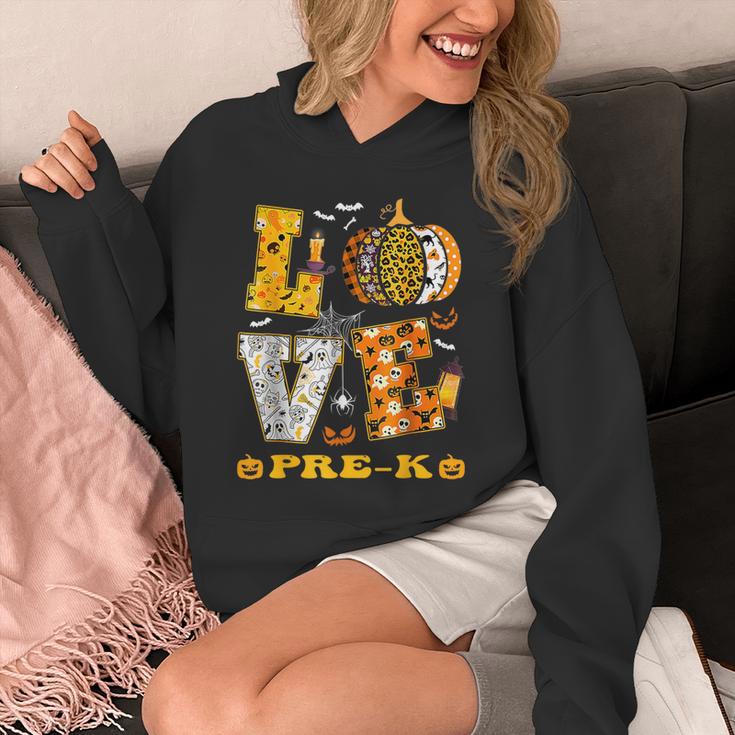 LOVE Pre-K Pumpkin Teacher Student Halloween Costume Unisex Hoodie, funny design LOVE Pre-K Pumpkin Teacher Student Halloween Costume Unisex Hoodie, funny design