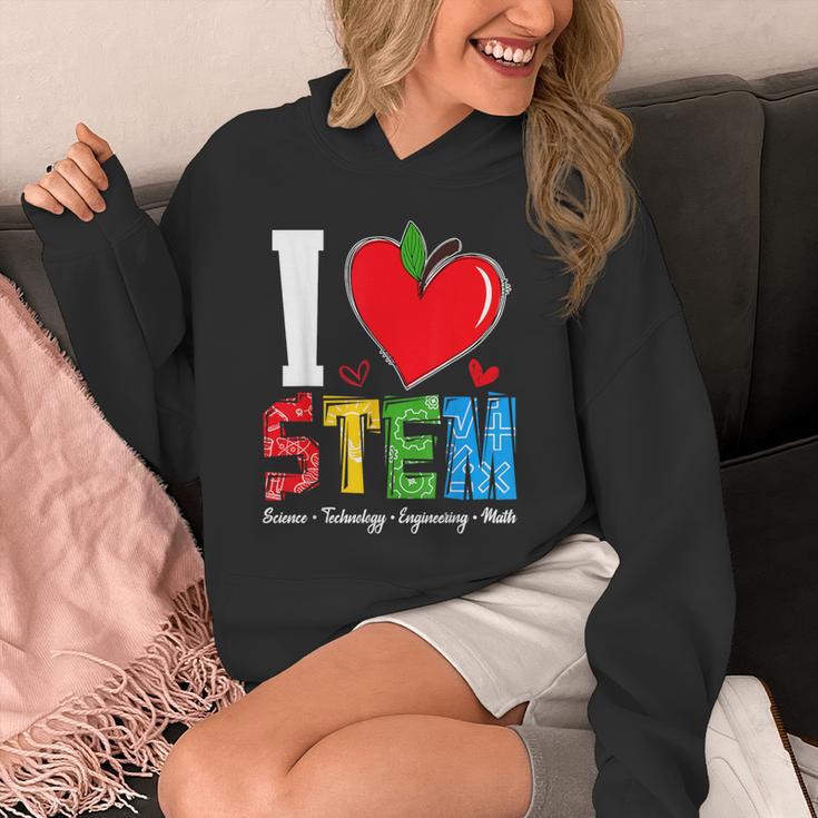 I Love STEM Student Teacher 1st Day Of School Back To School Unisex Hoodie, funny design I Love STEM Student Teacher 1st Day Of School Back To School Unisex Hoodie, funny design