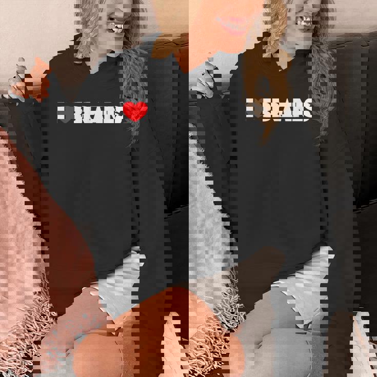 I Love ハート Brains パーカー