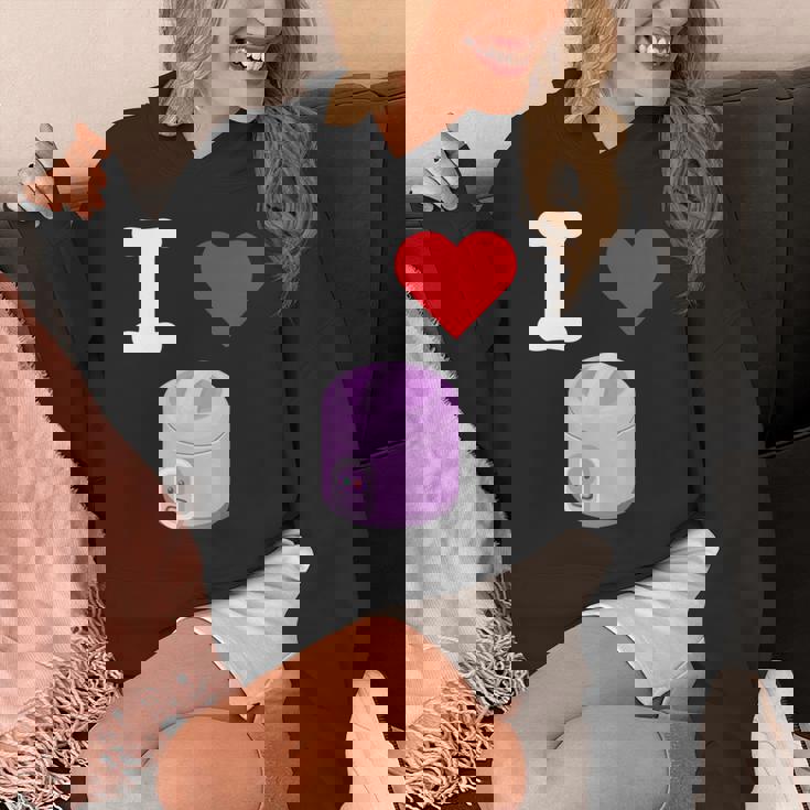 I Love 炊飯器 キッチン家電 パーフェクトメイド 食事 長袖tシャツ パーカー