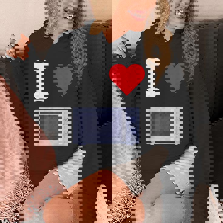 I Love 電子レンジ オーブン 料理 暖房 食品 キッチン 家電 パーカー