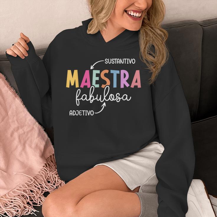 Maestra Fabulosa Maestra De EspañOl Spanish Teacher Unisex Hoodie, funny design Maestra Fabulosa Maestra De EspañOl Spanish Teacher Unisex Hoodie, funny design