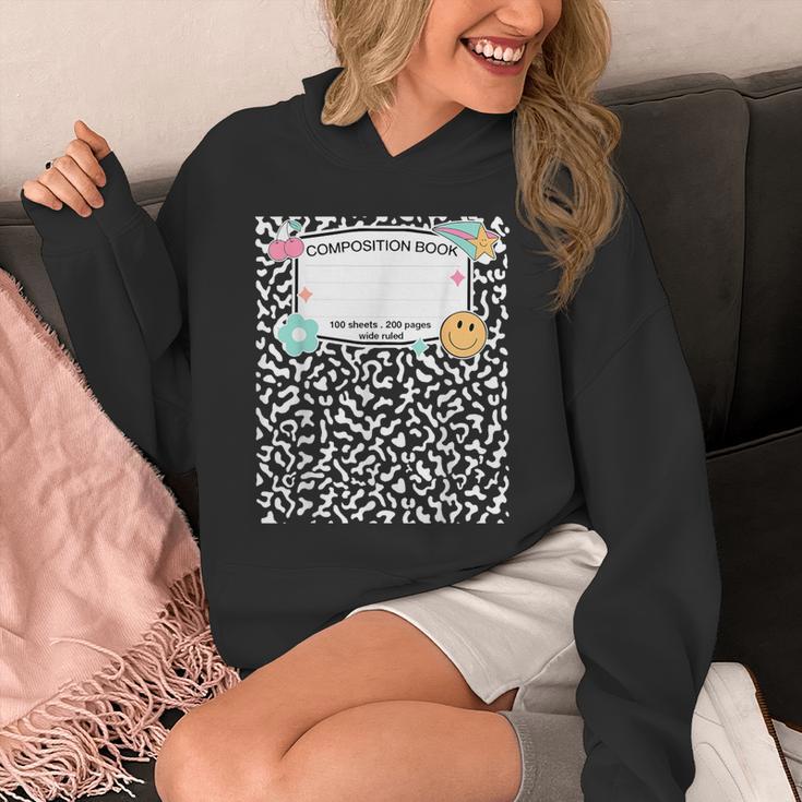 Matching Group Halloween Teacher Composition Book Notebook Unisex Hoodie, funny design Matching Group Halloween Teacher Composition Book Notebook Unisex Hoodie, funny design