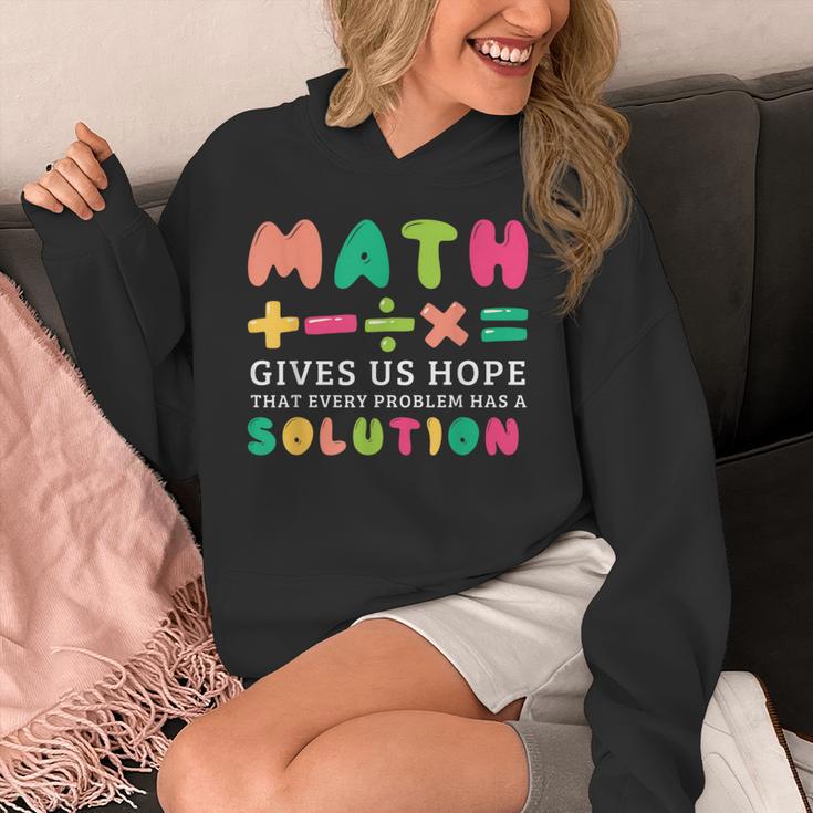 Math Gives Us Hope That Every Problem Has A Solution Teacher For Men Women Girls Kids Unisex Hoodie, funny design Math Gives Us Hope That Every Problem Has A Solution Teacher For Men Women Girls Kids Unisex Hoodie, funny design