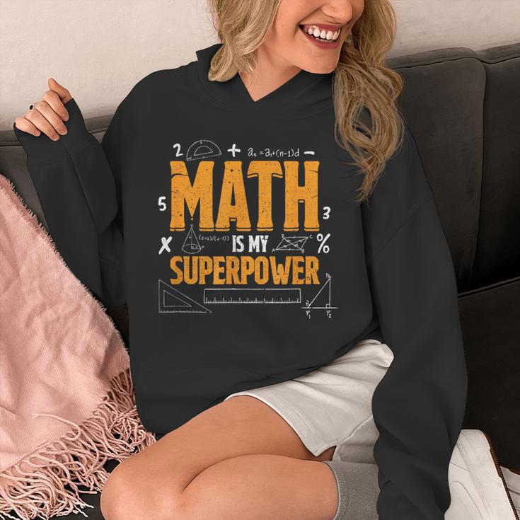 Math Is My Superpower Math Teacher Student Unisex Hoodie, funny design Math Is My Superpower Math Teacher Student Unisex Hoodie, funny design