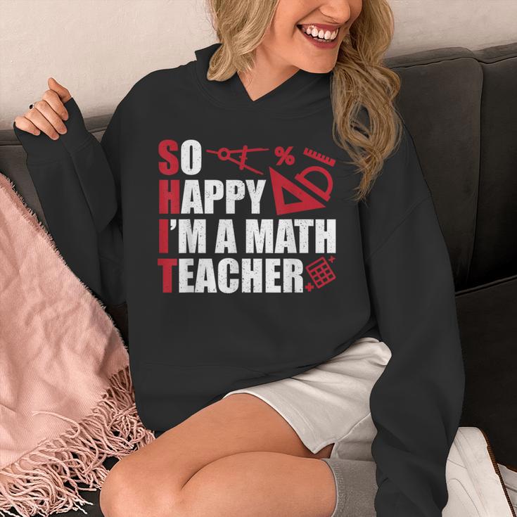 Math Teacher School So Happy I'm A Math Teacher Unisex Hoodie, funny design Math Teacher School So Happy I'm A Math Teacher Unisex Hoodie, funny design
