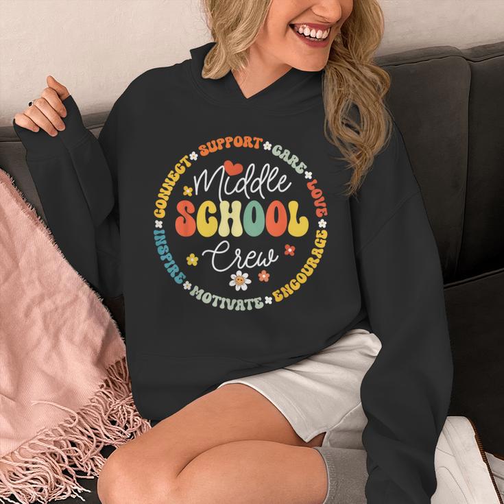 Middle School Crew Back To School For Teacher Unisex Hoodie, funny design Middle School Crew Back To School For Teacher Unisex Hoodie, funny design