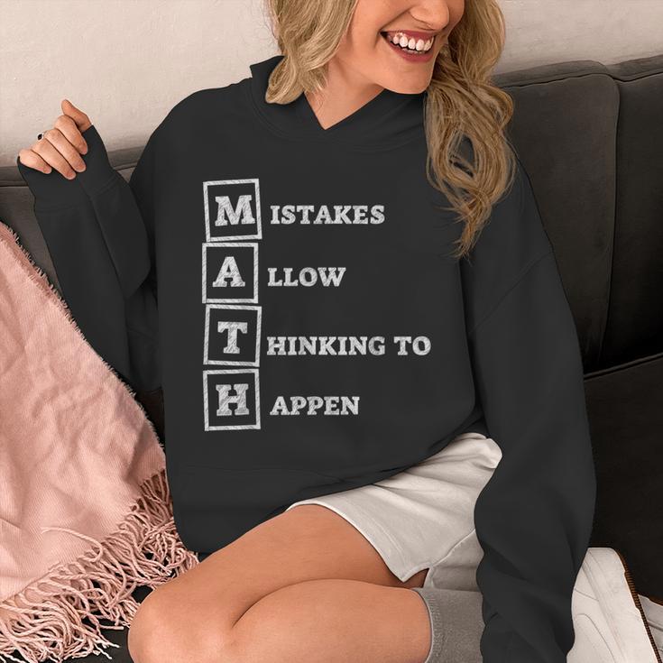 Mistakes Allow Thinking To Happen School Math Teacher Unisex Hoodie, funny design Mistakes Allow Thinking To Happen School Math Teacher Unisex Hoodie, funny design