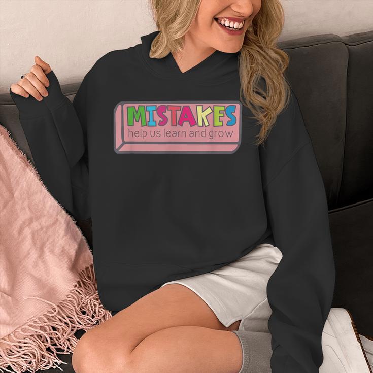 Mistakes Help Us Grow And Learn Teacher Unisex Hoodie, funny design Mistakes Help Us Grow And Learn Teacher Unisex Hoodie, funny design