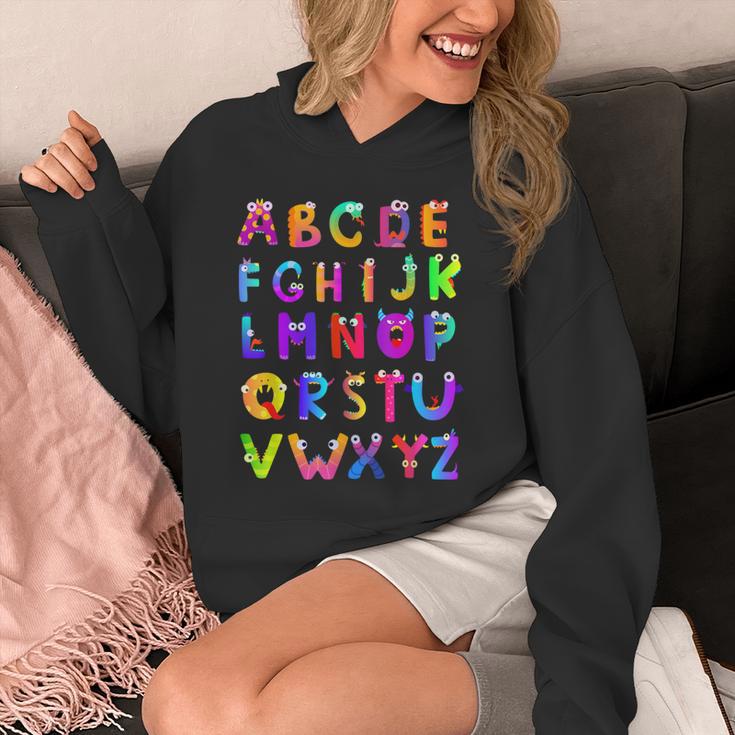 Monster ABC Cute Alphabet Halloween Teacher Costume Kids Unisex Hoodie, funny design Monster ABC Cute Alphabet Halloween Teacher Costume Kids Unisex Hoodie, funny design