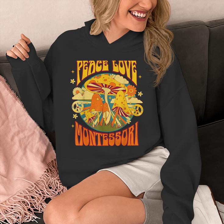 Montessori School Montessori Teacher Peace Love Montessori For Men Women Unisex Hoodie, funny design Montessori School Montessori Teacher Peace Love Montessori For Men Women Unisex Hoodie, funny design