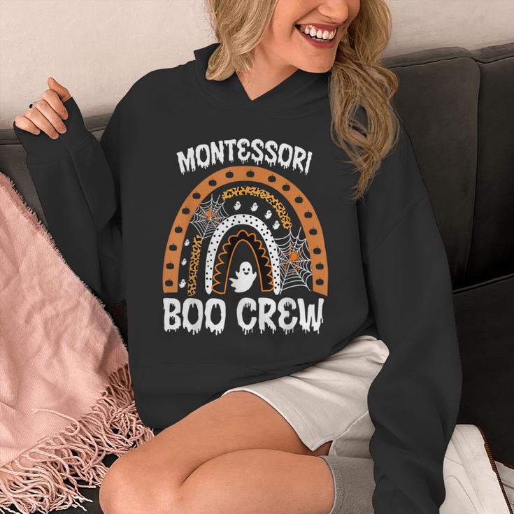 Montessori Teacher Halloween Boo Rainbow Leopard Halloween Unisex Hoodie, funny design Montessori Teacher Halloween Boo Rainbow Leopard Halloween Unisex Hoodie, funny design