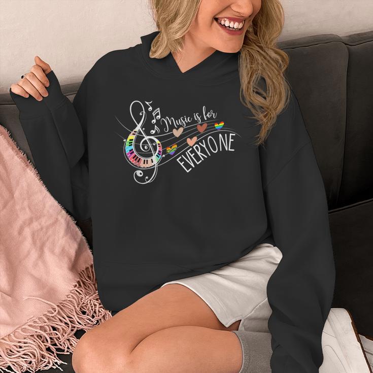 Music Is For Everyone Music Teacher Unisex Hoodie, funny design Music Is For Everyone Music Teacher Unisex Hoodie, funny design