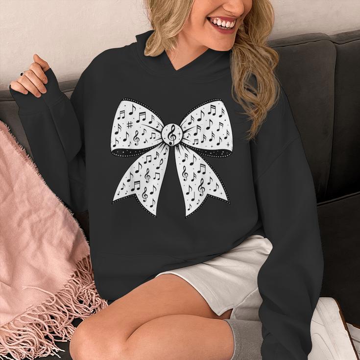 Music Notes Coquette Bow Music Teacher School Musician Band Unisex Hoodie, funny design Music Notes Coquette Bow Music Teacher School Musician Band Unisex Hoodie, funny design