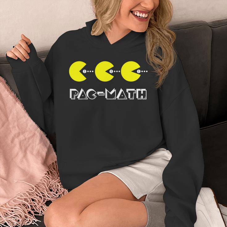 Nerdy Pac-Math Nom Retro Game Precalculus Math Teacher Unisex Hoodie, funny design Nerdy Pac-Math Nom Retro Game Precalculus Math Teacher Unisex Hoodie, funny design