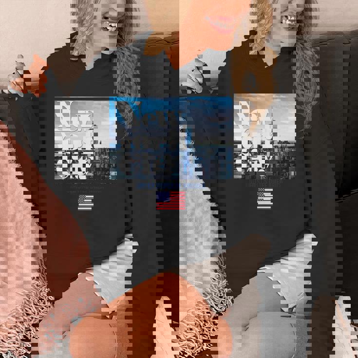 New York Citykyline Outfit New York New York City 長袖tシャツ パーカー